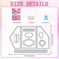 thumbnail image 2 of Folding Greeting Card Cutting Dies Card Making Die Cut Carbon Steel Die Cuts Stencils Card Scrapbooking Embossing Template Dies for DIY Paper Craft Album Birthday Gift Decor, 2 of 9