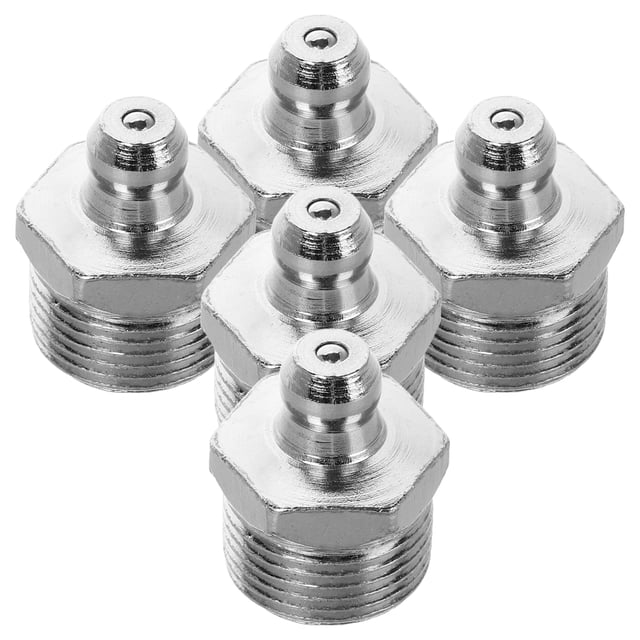 KAKOWELY Grease Nozzle 5pcs Grease Nozzle Grease Hose Tip Grease Replacement Fitting Replacement Grease Tip Grease Tip Grease Coupler Grease Fitting Nozzle for Grease