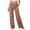 Coffee*, variant on RUTAYY Women's Pants Summer Lightweight Low Waist Solid Color Flared Jeans Casual Sports Wear Elegant Chic Trousers