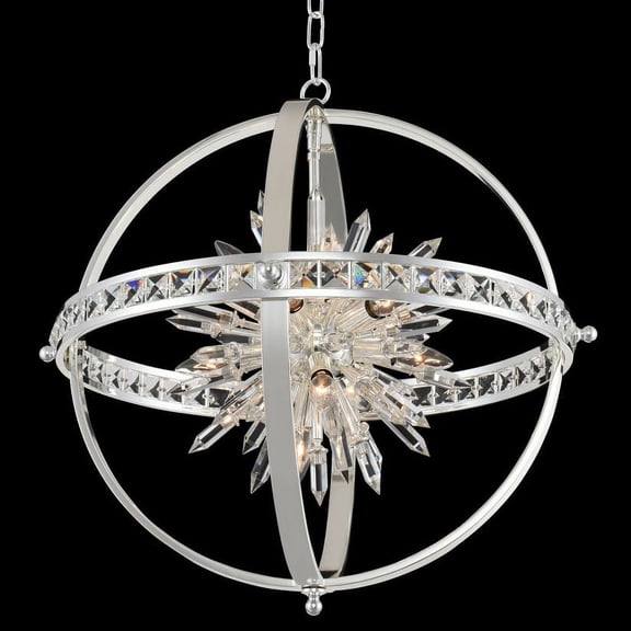 033651-014-FR001-Allegri Lighting-Angelo - Ten Light Pendant   Angelo - Ten Light Pendant