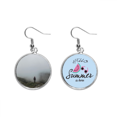 thumbnail image 1 of Nubes y niebla Mountain Nature Travel Pendientes de sandía verano lóbulo desgaste Unbranded M, 1 of 3