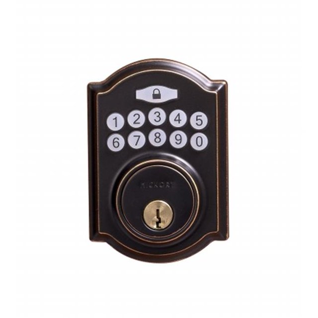Hickory Hardware HH075772-ABZ Electronic Keypad Deadbolt, Aged Bronze