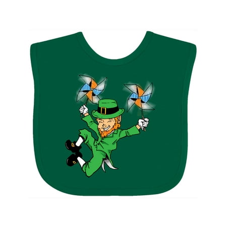 

Inktastic St. Patrick s Day Happy Leprechaun Gift Baby Boy or Baby Girl Bib