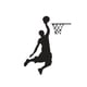 thumbnail image 2 of Monstrate Adhesivo de pared jugador de baloncesto papel pintado ligero cómodo moderno hogar accesorio arte dormitorio gimnasio sofá Decoración del hogar Monstrate HA078039-00, 2 of 6