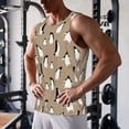 thumbnail image 5 of Daiia Lovely Penguin Printed Men's Quick Dry Fit Muscle Tank Top Slim-Fit Tank Workout Tank Top Lightweight Sports Tank Top-3X-Large, 5 of 7