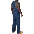 thumbnail image 5 of LilyLLL Men's and Big Men's Denim Dungarees Bib Pants Jumpsuit Casual Cargo Overalls, 5 of 5
