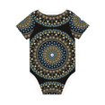 thumbnail image 5 of Balery Dot Mandala Pattern Baby Climbing Clothes Infant Bodysuit Cute Infant Bodysuit Baby Romper-6 Months, 5 of 7