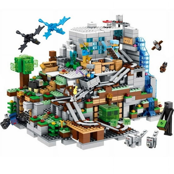 Minecraft Small Tree House Village Organ Cave Mine Boys And Girls Assembled Building Blocks Toys-SinKeeU