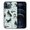 Siberian Husky Funny Playful Postures, variant on WIRESTER Shockproof Soft Rubber Cover Case for Apple iPhone 12 Pro Max 6.7" 2020, English Bulldog Funny Playful Postures On Aero Blue Background