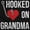 Black, variant on Hooked on Grandma Fishing Grandchild Youth T Shirt Tee Girls Infant Toddler Brisco Brands 12M