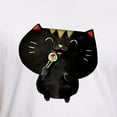 thumbnail image 3 of CafePress - Black Sushi Cat T Shirt - Fitted T-Shirt, Vintage Fit Soft Cotton Tee, 3 of 4