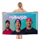 thumbnail image 1 of Inenarrable Toalla de playa de secado rápido con diseño temático, regalo para mujeres y niñas, ideal para cumpleaños, fans, amantes de la música, uso en la playa o al aire libre, 78 × 150 cm, 1 of 6