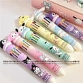 thumbnail image 3 of 6-36pcs New Cartoon Sanrio 10 Colors Ball Pen Cute Colorful Graffiti Hand Account Marker Pen Stationery Wholesale, 3 of 5