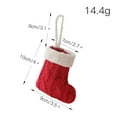 thumbnail image 3 of Christmas Silverware Organizer Red Knitted Christmas Stockings Knife and Fork Bags Christmas Tableware Holders for Home Table Decor, 3 of 6