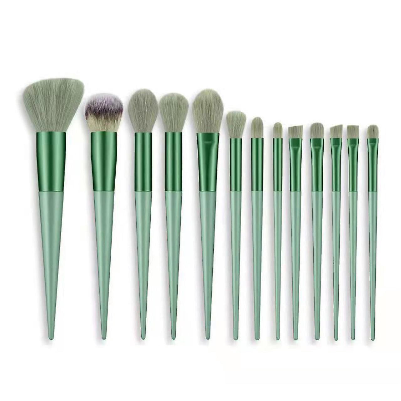 Lot De 13 Pinceaux De Maquillage Doux Pour Femme - Set Complet Visage Et Yeux - Neuf