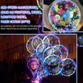 thumbnail image 3 of 10pcs 20 Inch Bobo Balloons Bubble Balloons, Light Up Transparent Balloons, For Children Day Independence Christmas Wedding Birthday Valentines Fathers Day Halloween Party Decoration Glow Party, 3 of 4