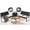 Black/Beige, variant on 3‑Piece Patio Bistro Set, All‑Weather Rattan Wicker Table and 2 Chairs, Beige Outdoor Furniture for Yard, Porch, Balcony, Poolside