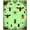 Green, Pattern 6, variant on ODIKA 4'x6' Machine Washable Non-Slip Area Rug, Botanical Insect World Floral Accent High Traffic Rug, Green, 278179