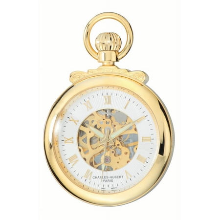 Charles-Hubert Paris Men's Charles Hubert, Paris 3903-G Classic Collection Pocket Watch