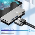 thumbnail image 3 of Para Surface Pro 4/5/6 Docking Station Hub compatible con HDMI (Plata) Hugtrwg Nuevos Originales, 3 of 7