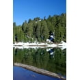thumbnail image 2 of Taylor, Douglas 17x24 Black Ornate Wood Framed with Double Matting Museum Art Print Titled - Emerald Lake, 2 of 4