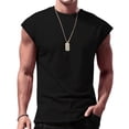 thumbnail image 3 of Men'S Tank Top Workout Sleeveless Muscle T Shirts Casual Summer Tank Shirts, 3 of 7