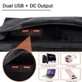 thumbnail image 4 of Mistaha 60W Solar Panel Foldable Bag Usb + Dc Output Solar Charger Portable Foldable Solar, 4 of 8