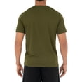 thumbnail image 3 of Athletic Works Men's and Big Men's Core Quick Dry Short Sleeve T-Shirt, up to Size 3XL, 3 of 6