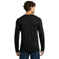 thumbnail image 3 of Gildan Softstyle Men's Long Sleeve T-Shirt, Crewneck, Lightweight Modern Fit Classic Tee, Black, S, 3 of 5