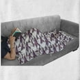 thumbnail image 6 of Black Crow Soft Flannel Fleece Throw Blanket, Abstract Colorful Inspired Flying Bird Illustration, Cozy Plush for Indoor and Outdoor Use, 50" x 70", Multicolor, by Ambesonne, 6 of 6