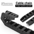 thumbnail image 4 of Cadena de arrastre para cables LmioeTool R18, 10 mm x 15 mm, negra, 1 m, 4 of 9