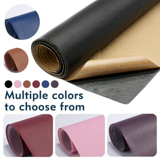  Printed Leather Repair Tape, Self-Adhesive Leather Repair Patch  for Couch Furniture Sofas Car Seats, Advanced PU Vinyl Leather Repair Kit  (Brown,150 * 140cm)
