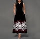 thumbnail image 1 of WAYOFLOVE Ladies Spring Summer Long Dress Women White Sleeveless V-neck Pockets Party Dresses Elegant Print Casual Vintage DressL Gao Jinjia LED, 1 of 2