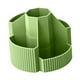 thumbnail image 5 of Organizador de escritorio giratorio para lápices y bolígrafos con 5 compartimentos. Verde, 5 of 9