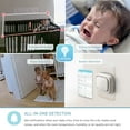 thumbnail image 3 of Lollipop Baby Monitor (Turquoise) - with Contactless Breathing Monitoring (No Extra Sensor Required, Subscription Service), Sleep Tracking and True Crying Detection, Smart AI WiFi Baby Camera, 3 of 6