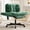 Dark Green, variant on Hforesty Cross Legged Office Chair, Inflatable Flip-up Back & Wide Seat, 5-Position Armrests & Footrest, Ergonomic Task Chair for Home Office, Dark Green