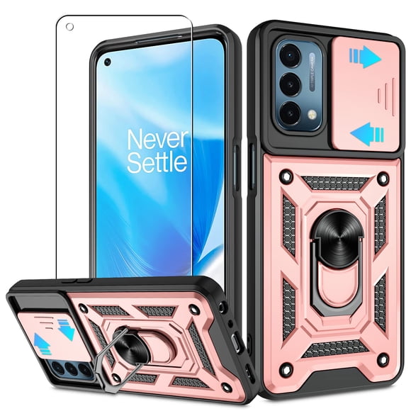 Funda para OnePlus Nord N200 5G ATUMP Resistente a Golpes Oro Rosa