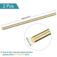 thumbnail image 2 of Uxcell 5mm Diameter 400mm Length Brass Solid Round Rod for DIY Craft 2 packs, 2 of 4