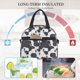 thumbnail image 4 of Fotbe Black And White Sheeps Bolsa de Almuerzo con Estampado, Lonchera Aislada, Contenedores de Comida Reutilizables Tipo Cooler a Prueba de Fugas, 4 of 7