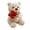 Beige, variant on YIFAEUX Rose Bear Plush Toy Cute Teddy Bear Holding Flower Bouquet Soft Stuffed Animal Gift for Valentine's Day