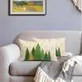 thumbnail image 6 of Green Christmas Lumbar Pillow Covers 12x20 Inch Set of 2 Santa Tree Gold Snowflake Xmas Rectangular Throw Pillows For Couch Winter Holiday Pillow Cases Farmhouse Home Decor For Sofa Porch Outdoor, 6 of 6