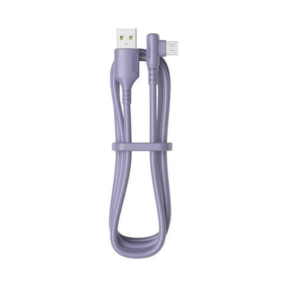 90° Right Angle USB C Cable Silicone Material 3A Fast Charging Durable for Phones and Tablets