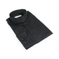 thumbnail image 5 of Mens CEREMONIA Pastor Shirt 100% Cotton Turkey Banded Collar #stn 15 hyk black, 5 of 8