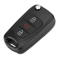 thumbnail image 1 of HLONK 3 Button Car Remote Flip Key Fob Case Protective Cover Shell Fit for KIA Soul 2012 2013, 1 of 7