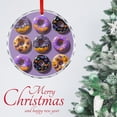 thumbnail image 3 of Crystal Glass Christmas Ornament Halloween Cute Donut Christmas Glass Decoration Autumn Halloween Unique Gift Idea Keepsakes Gifts for Women Men Friends, 3 of 7
