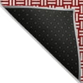 thumbnail image 3 of Addison Rugs Machine Washable Indoor/ Outdoor Chantille Contempory Crosshatch Rug Red - 2'6" x 3'10", 3 of 5