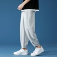 thumbnail image 4 of Bjutir Men'S Pants Men Straight Casual Pants Summer Casual Pants Men Breathable Pants, 4 of 5