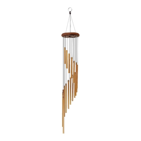 LIJCC Pendant,Alloy Tubes and S Hook Tuned Wind Chimes Outdoor Memorial Chapel Bells Balcony Hangs