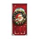 thumbnail image 2 of Decoraciones navideñas, adornos navideños, regalos de Navidad, marco de puerta navideño, decoración para fiestas, pegatinas para puertas, escena navideña, tela colgante, funda de poliéster para puerta, 2 of 6