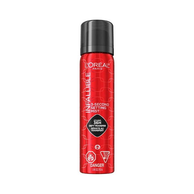 Spray fijador L'Oreal Paris Infallible 3 segundos, 50 ml